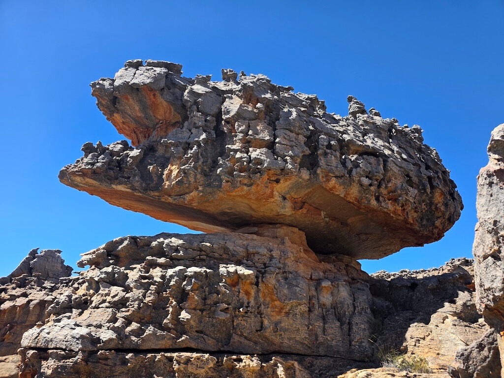 Ancient rock formations.